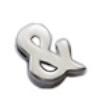 Lovcia 925 Sterling Silver Alphabet Letter Pendant-Charms & Pendants-&-&