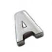 Lovcia 925 Sterling Silver Alphabet Letter Pendant-Charms & Pendants-A-A
