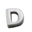 Lovcia 925 Sterling Silver Alphabet Letter Pendant-Charms & Pendants-D-D
