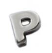 Lovcia 925 Sterling Silver Alphabet Letter Pendant-Charms & Pendants-P-P