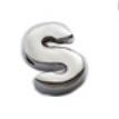 Lovcia 925 Sterling Silver Alphabet Letter Pendant-Charms & Pendants-S-S