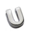 Lovcia 925 Sterling Silver Alphabet Letter Pendant-Charms & Pendants-U-U