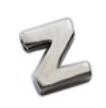 Lovcia 925 Sterling Silver Alphabet Letter Pendant-Charms & Pendants-Z-Z