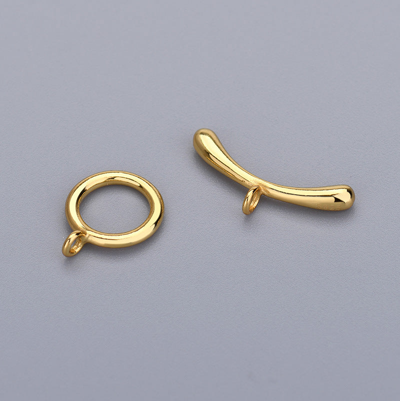 Lovcia 925 Sterling Silver End Caps Gold Plated Set-#2 & Rose Gold & Small Size-#2 & Rose Gold & Small Size
