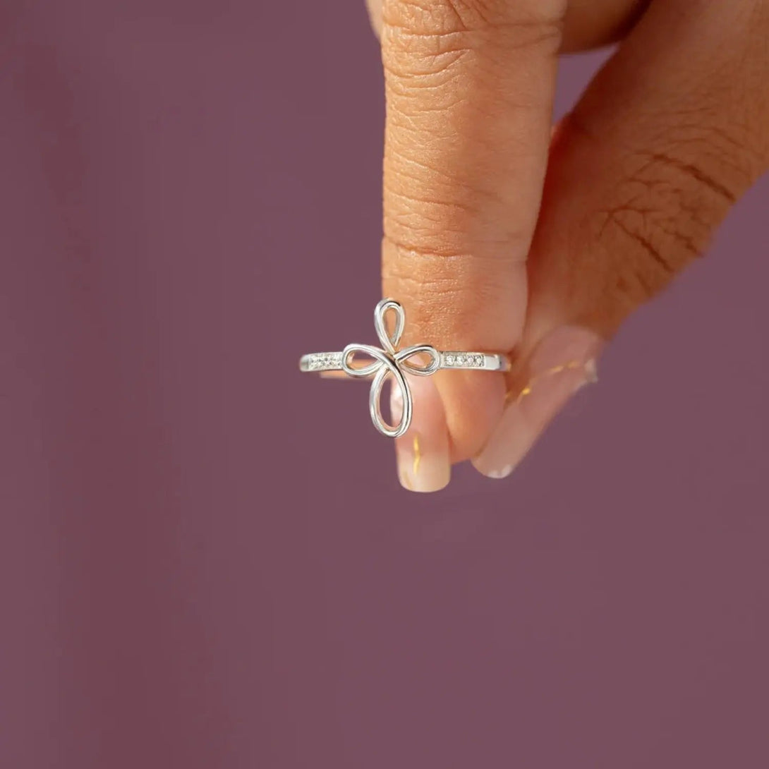 Lovcia 925 Sterling Silver Geometric Ring-Rings-Silver-6-Silver
