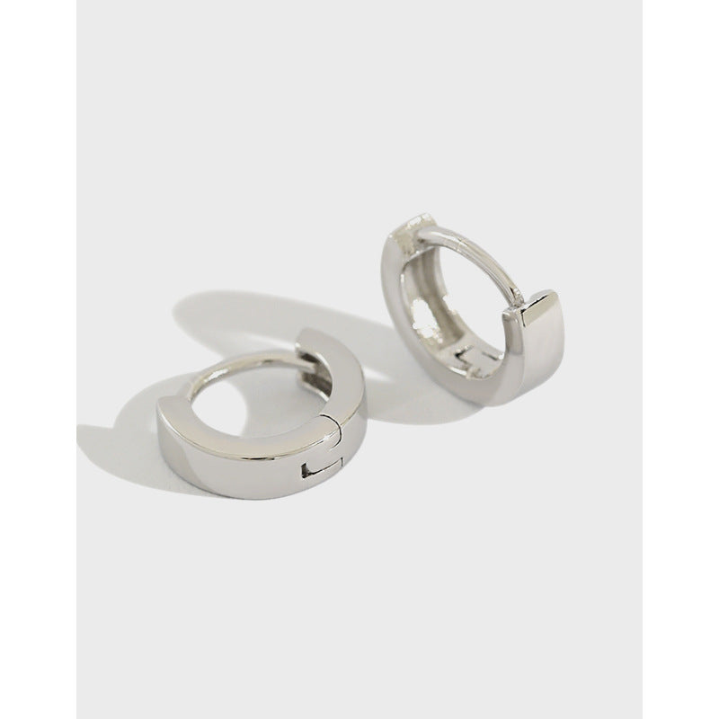 Lovcia 925 Sterling Silver Huggie Hoop Earrings Silver-Earrings-Small Earrings-