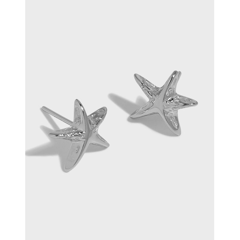 Lovcia 925 Sterling Silver Mini Star Stud Earrings Gold-Earrings-Yellow Gold-