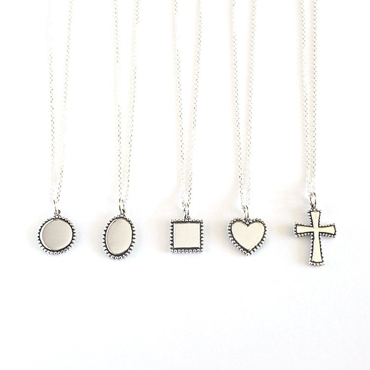 Lovcia 925 Sterling Silver Multi Pendant Necklace 40cm-Necklaces-Square-Square