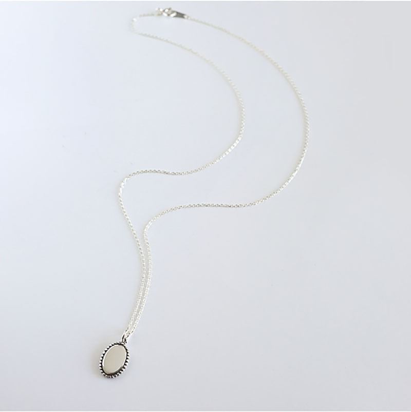 Lovcia 925 Sterling Silver Multi Pendant Necklace 40cm-Necklaces-Square-Square
