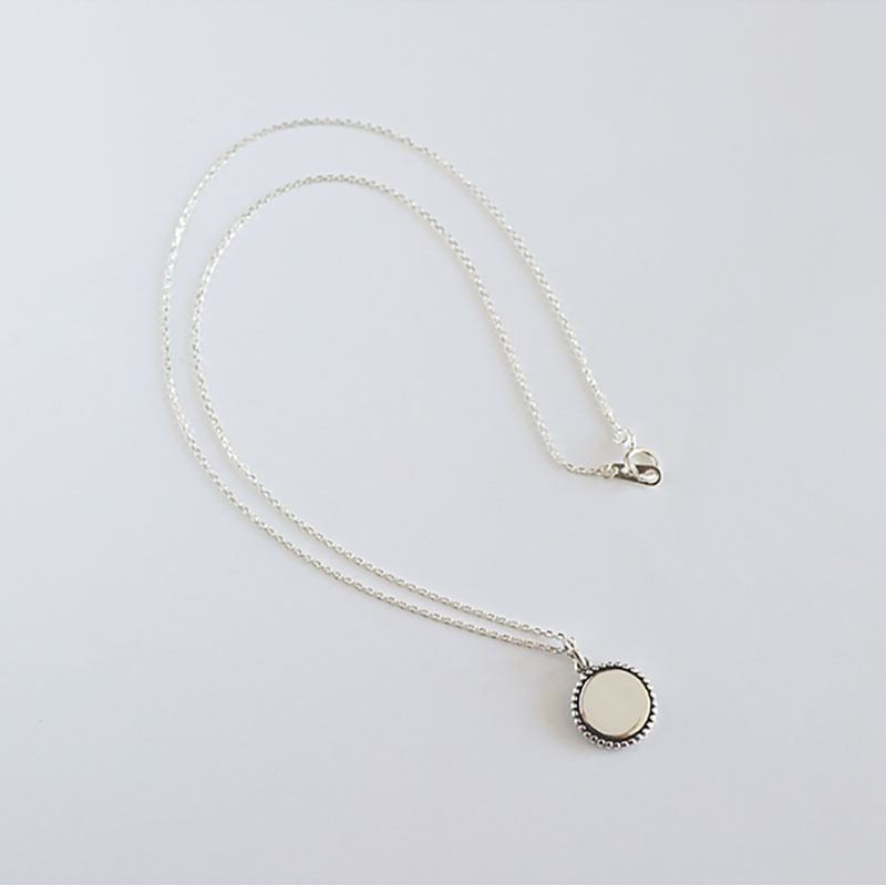 Lovcia 925 Sterling Silver Multi Pendant Necklace 40cm-Necklaces-Square-Square