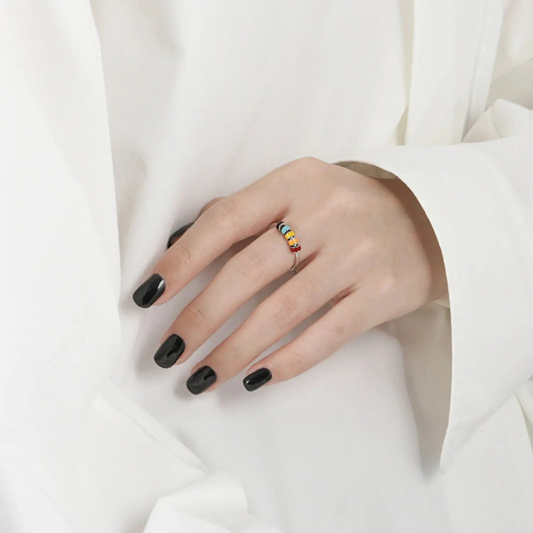 Lovcia 925 Sterling Silver Oil Drip Ring-Rings-Style A-7-Style A
