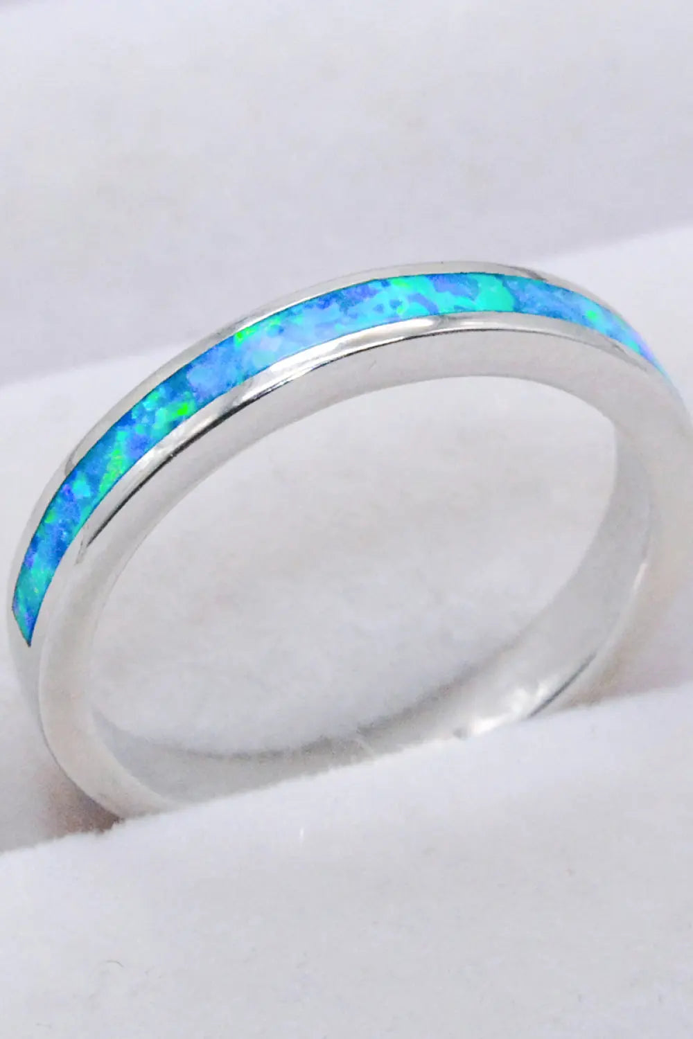 Lovcia 925 Sterling Silver Opal Ring in Sky Blue-Rings-Sky Blue-6-Sky Blue