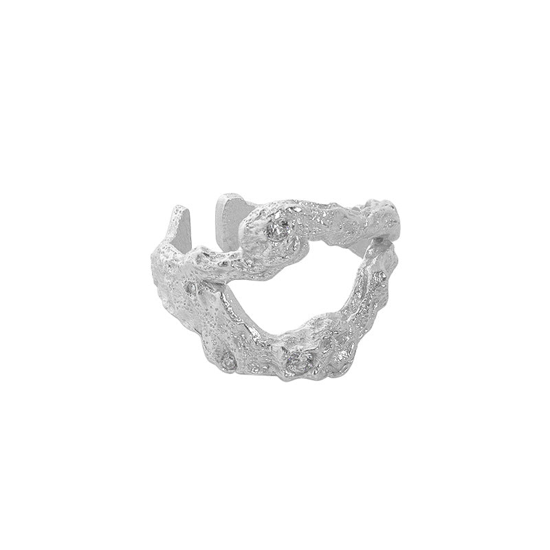 Lovcia 925 Sterling Silver Ring 18K Gold Plated Adjustable-Rings-Yellow Gold-Yellow Gold