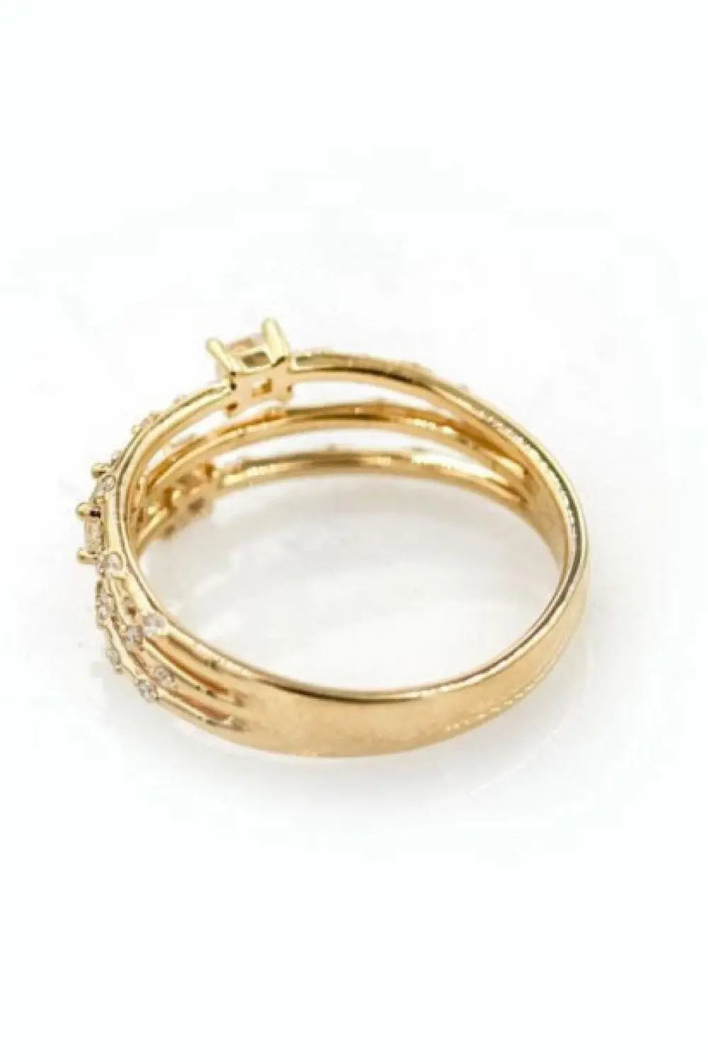 Lovcia 925 Sterling Silver Ring-Rings-Gold-One Size-Gold