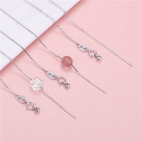 Lovcia 925 Sterling Silver Rolo Chain DIY Jewellery Kit Gold-Jewelry Making Kits-Yellow Gold & 46cm-#3-Yellow Gold & 46cm