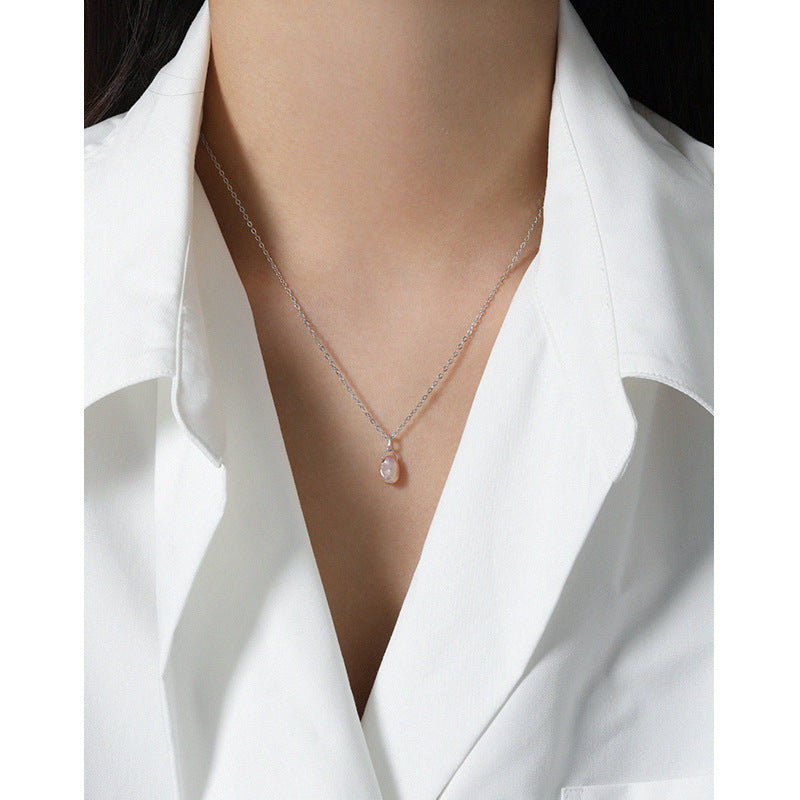 Lovcia 925 Sterling Silver Rolo Chain Necklace Adjustable-Necklaces-Rhodium-Rhodium