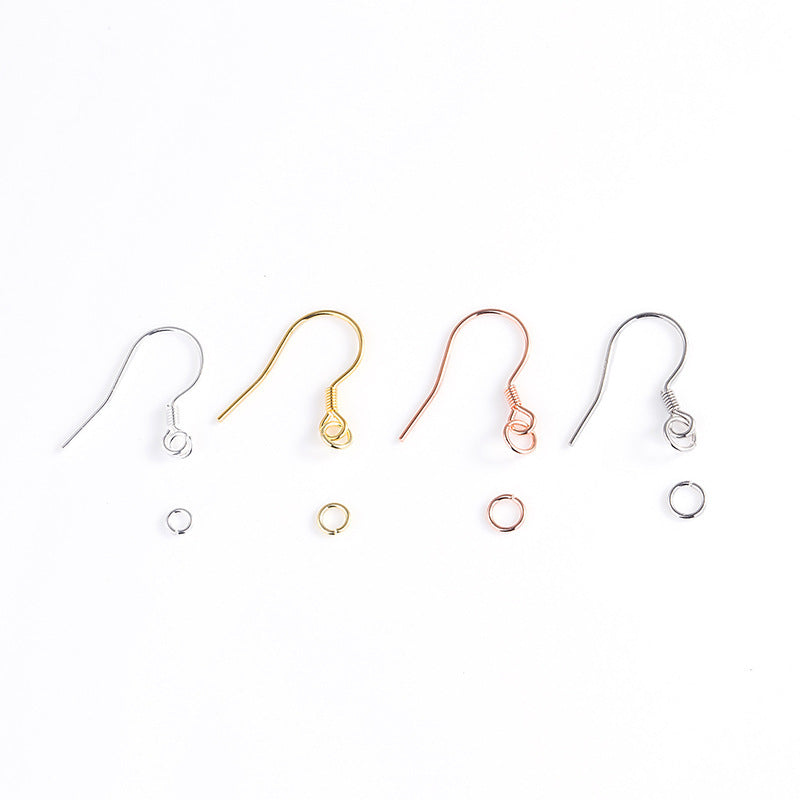 Lovcia 925 Sterling Silver Round Jump Rings Gold Tone 0.6mm-Jewelry Making Kits-Yellow Gold-Closed Loop & 0.6mm * 5mm-Yellow Gold