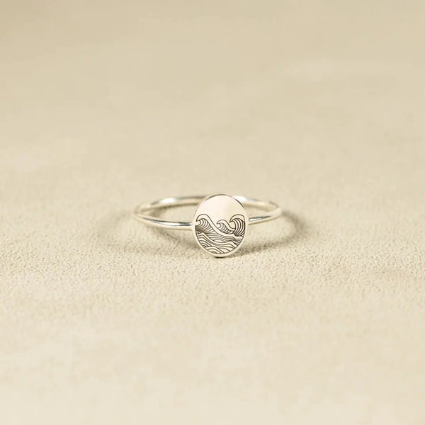 Lovcia 925 Sterling Silver Signet Ring-Rings-Silver-5-Silver