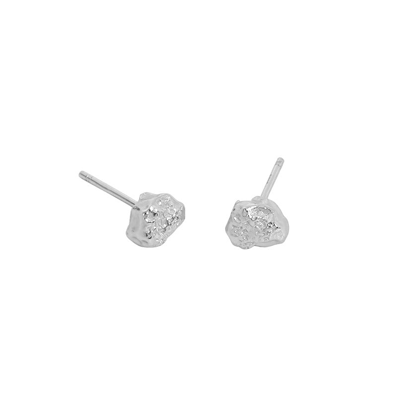 Lovcia 925 Sterling Silver Stud Earrings Gold Tone 5.3mm-Earrings-Yellow Gold-