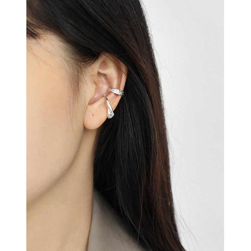 Lovcia 925 Sterling Silver Teardrop Earring 14x16mm-Earrings-Rhodium (Single)-