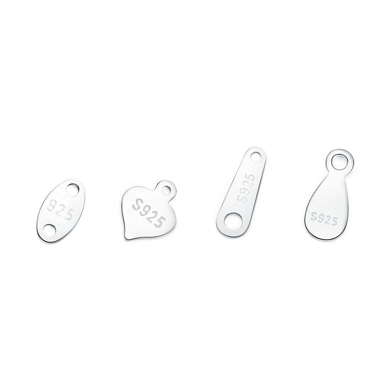 Lovcia 925 Sterling Silver Waterdrop DIY Charm 8mm Silver-Jewelry Making Kits-Rose Gold-Rose Gold