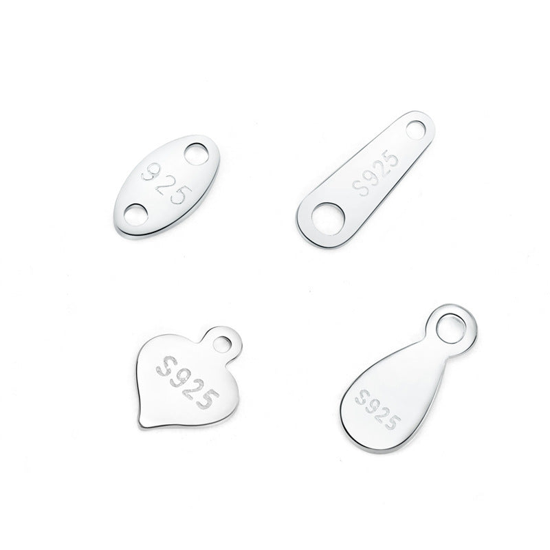 Lovcia 925 Sterling Silver Waterdrop DIY Charm 8mm Silver-Jewelry Making Kits-Rose Gold-Rose Gold
