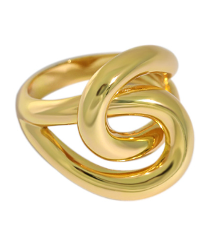 Lovcia Adjustable 925 Sterling Silver Cross Ring Gold-Rings-Yellow Gold-Yellow Gold
