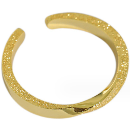 Lovcia Adjustable 925 Sterling Silver Gold Plated Ring-Rings-Yellow Gold-Yellow Gold