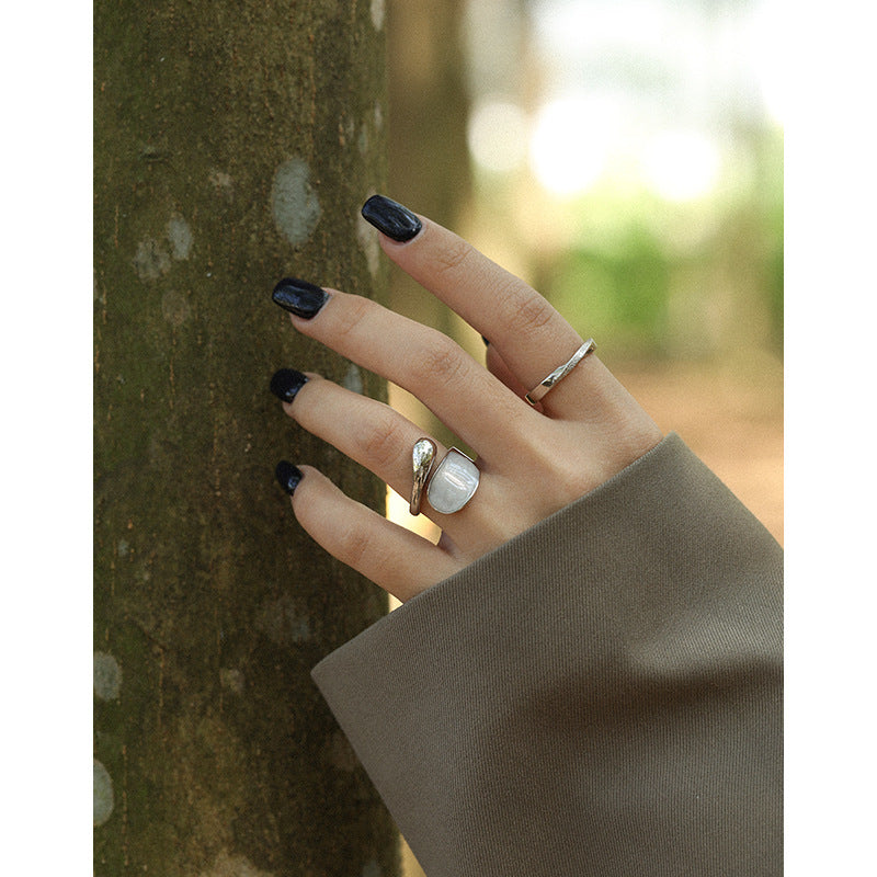 Lovcia Adjustable 925 Sterling Silver Gold Plated Ring-Rings-Yellow Gold-Yellow Gold