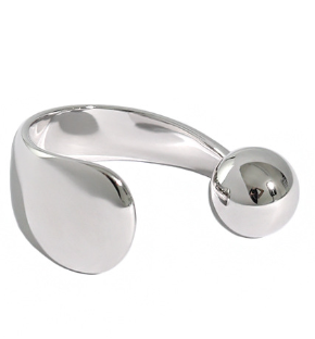 Lovcia Adjustable 925 Sterling Silver Ring Gold Plated-Rings-Silver-Silver