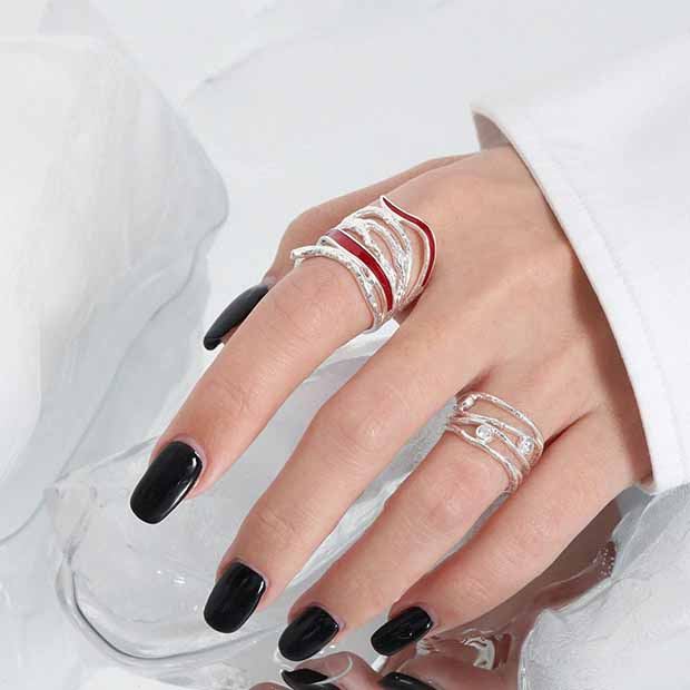 Lovcia Adjustable 925 Sterling Silver Ring Gold Plated-Rings-Yellow Gold-Yellow Gold