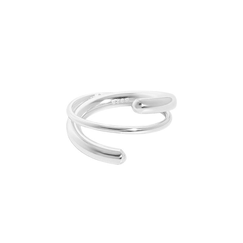 Lovcia Adjustable 925 Sterling Silver Ring Gold Tone-Rings-Us 7-Us 7