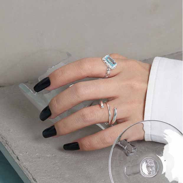 Lovcia Adjustable 925 Sterling Silver Ring Gold Tone-Rings-Us 7-Us 7