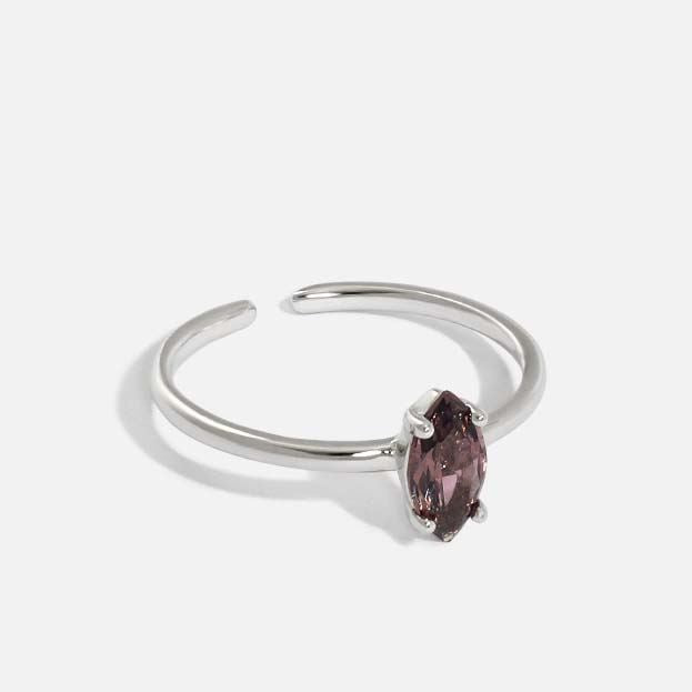 Lovcia Adjustable Created Tourmaline Ring Gold Plated 925-Rings-Yellow Gold-Yellow Gold