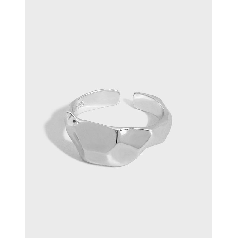 Lovcia Adjustable Geometry Ring 925 Sterling Silver-Rings-Yellow Gold-Yellow Gold