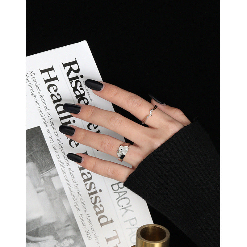 Lovcia Adjustable Geometry Ring 925 Sterling Silver-Rings-Yellow Gold-Yellow Gold