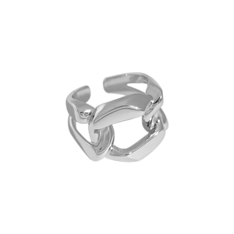 Lovcia Adjustable Gold Plated 925 Sterling Silver Ring-Rings-Yellow Gold-Yellow Gold