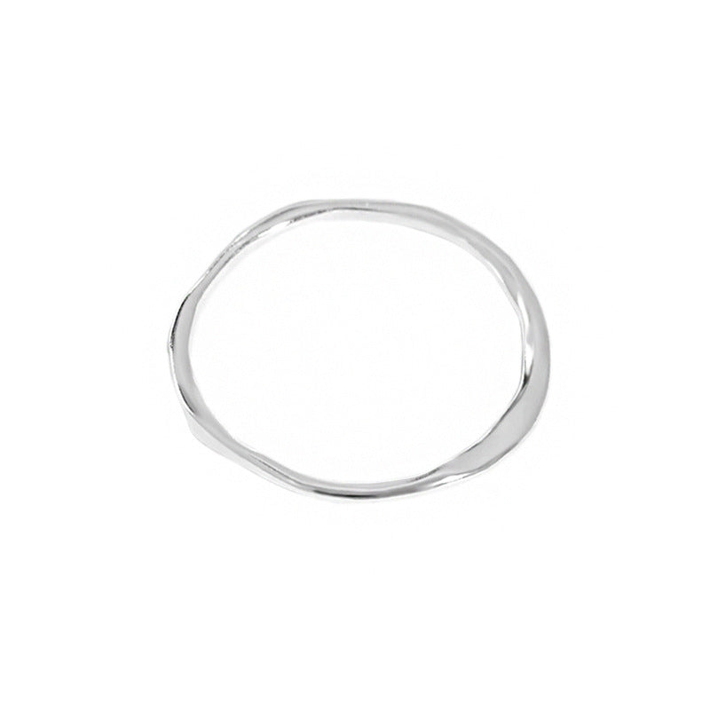Lovcia Adjustable Gold Tone 925 Sterling Silver Ring-Rings-No Plating-US 9-No Plating