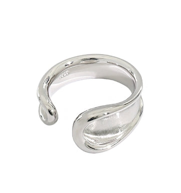 Lovcia Adjustable Gold Tone 925 Sterling Silver Ring-Rings-Yellow Gold-Yellow Gold