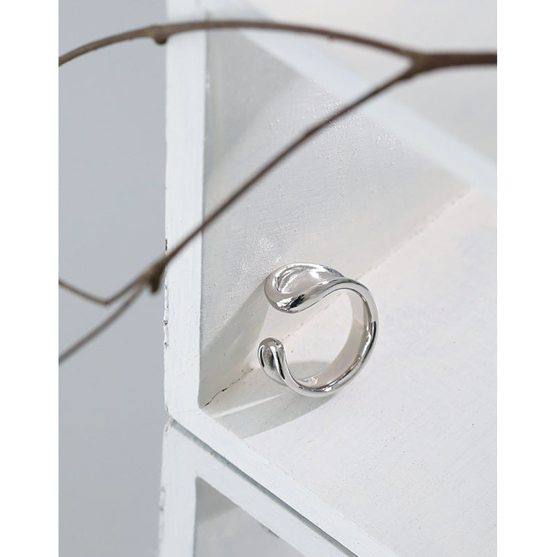 Lovcia Adjustable Gold Tone 925 Sterling Silver Ring-Rings-Yellow Gold-Yellow Gold