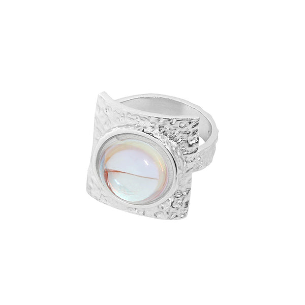 Lovcia Adjustable Gold Tone Ring 925 Sterling Silver-Rings-Yellow Gold-Yellow Gold
