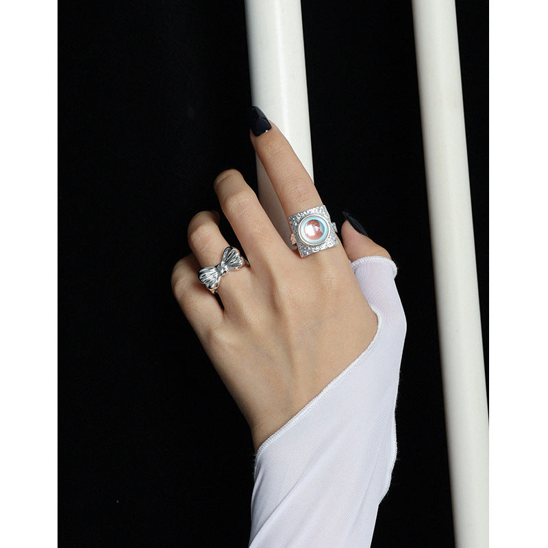Lovcia Adjustable Gold Tone Ring 925 Sterling Silver-Rings-Yellow Gold-Yellow Gold