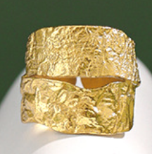 Lovcia Adjustable Open Gold Tone 925 Sterling Silver Ring-Rings-Yellow Gold-Yellow Gold