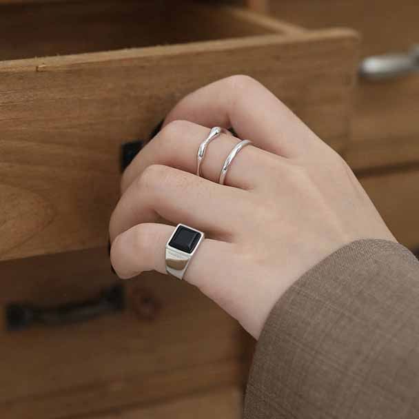 Lovcia Adjustable Ring 925 Sterling Silver Gold Plated-Rings-Yellow Gold-Yellow Gold