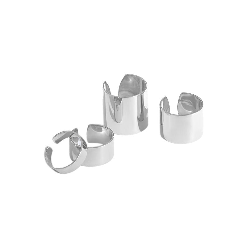 Lovcia Adjustable Ring 925 Sterling Silver Gold Plated-Rings-Yellow Gold-#20mm-Yellow Gold