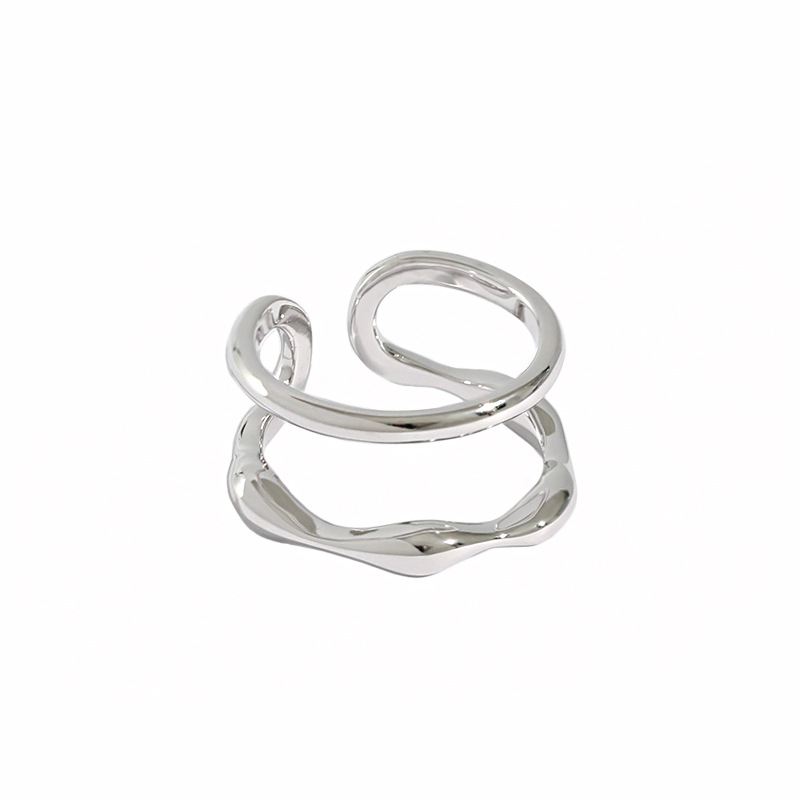 Lovcia Adjustable Ring 925 Sterling Silver Gold Plated-Rings-Yellow Gold-Yellow Gold