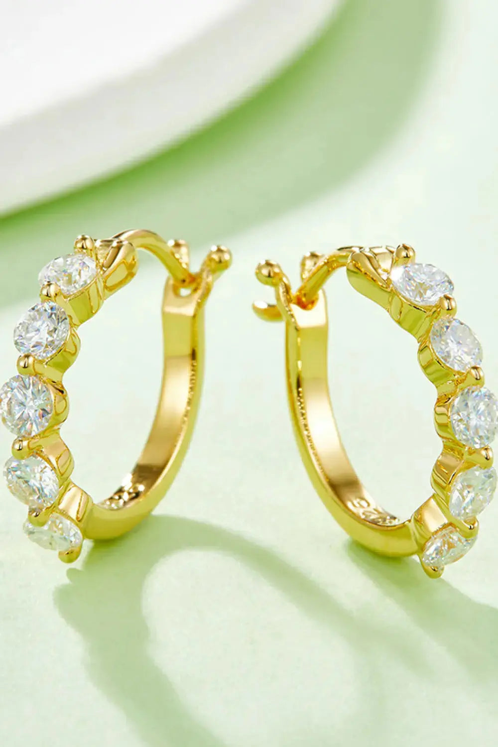 Lovcia Adored 1 Carat Moissanite 925 Sterling Silver Earrings-Earrings-Silver-One Size-Silver