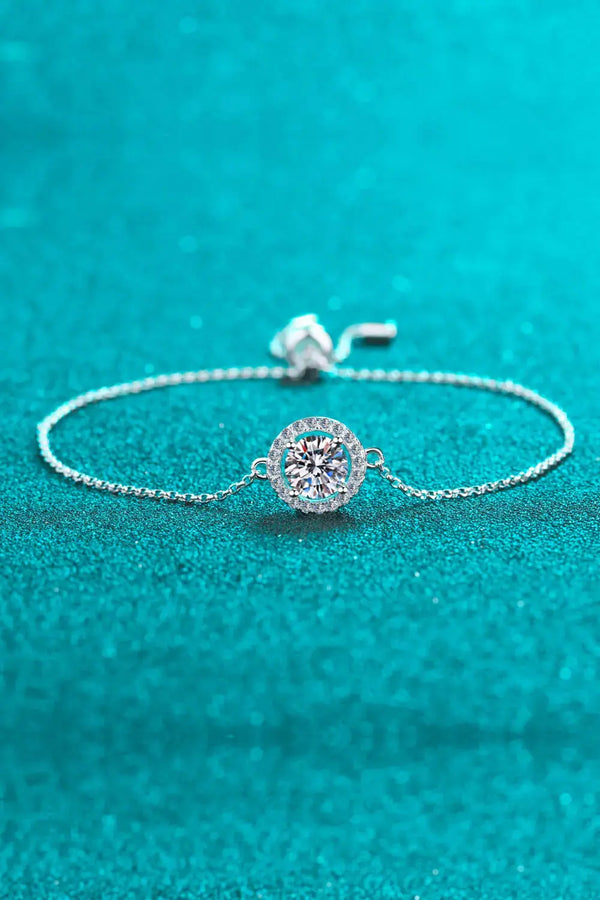 Lovcia Adored All For Fun 1 Carat Moissanite Bracelet-Bracelets-Silver-One Size-Silver