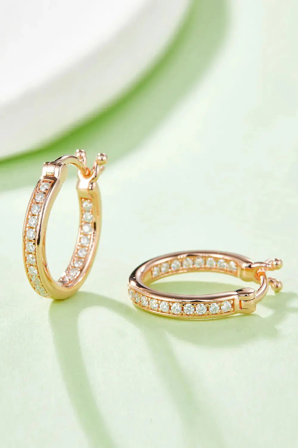 Lovcia Adored Moissanite 925 Sterling Silver Earrings-Earrings-Gold-One Size-Gold