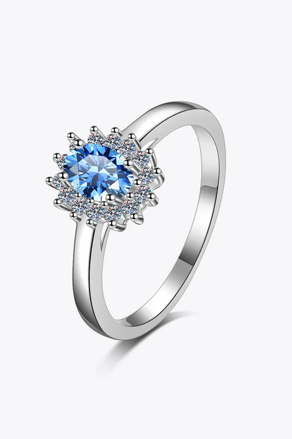 Lovcia Adored On My Own Moissanite Ring-Rings-Cobalt Blue-4-Cobalt Blue
